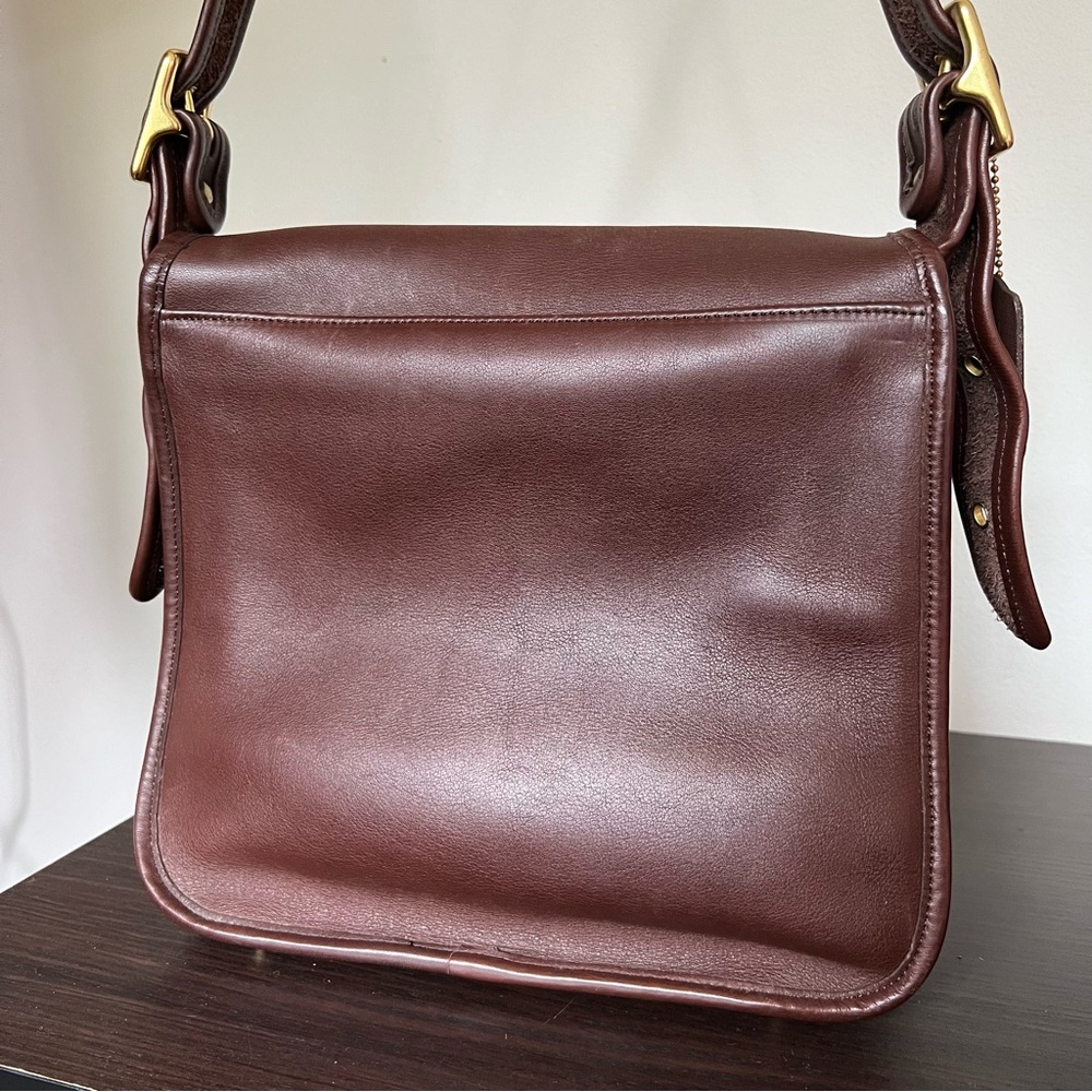 Vintage coach stewardess bag 9525 mahogany made in Costa Rica - Picture 2 of 12
